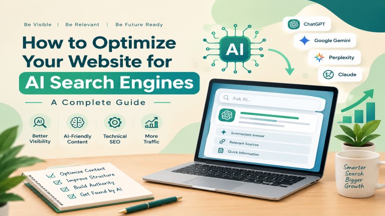AI search engine website optimization guide.