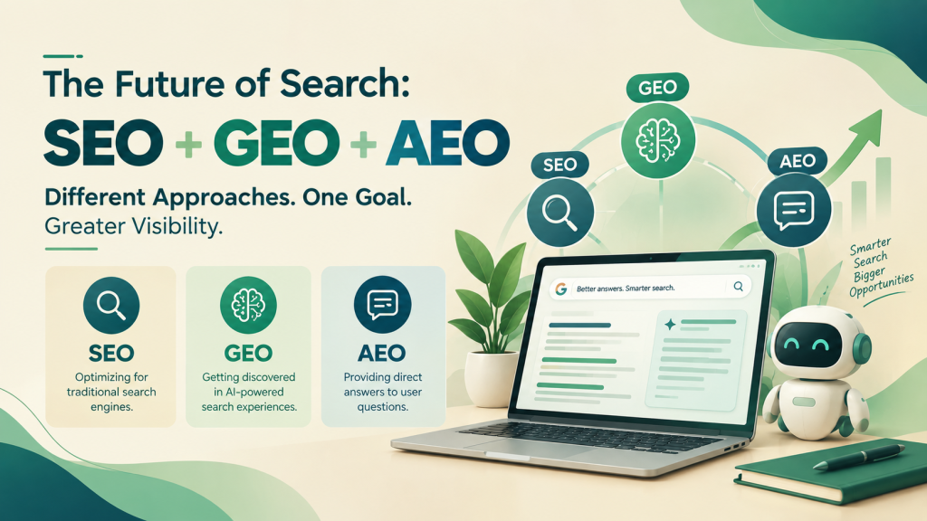 SEO, GEO and AEO future