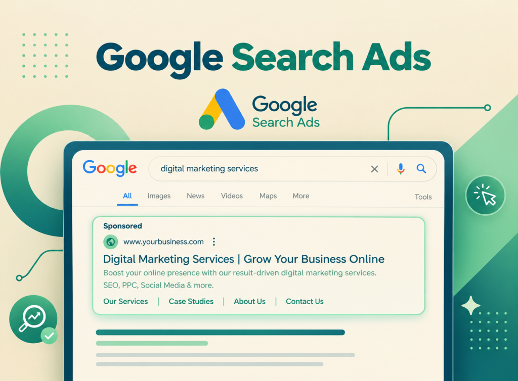 Google Search Ads promotional banner