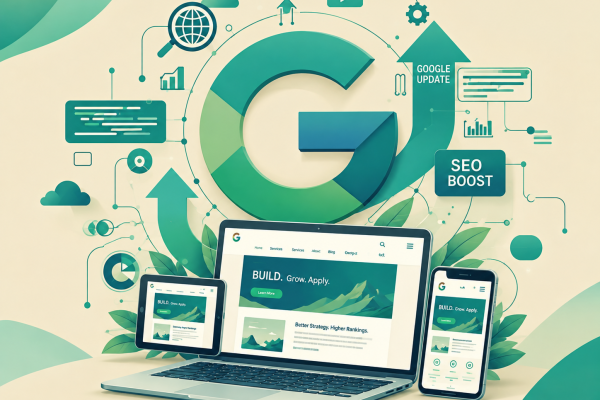 SEO and Google update banner